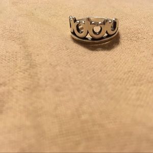 James Avery crown ring